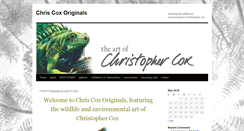 Desktop Screenshot of chriscoxoriginals.com