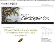 Tablet Screenshot of chriscoxoriginals.com